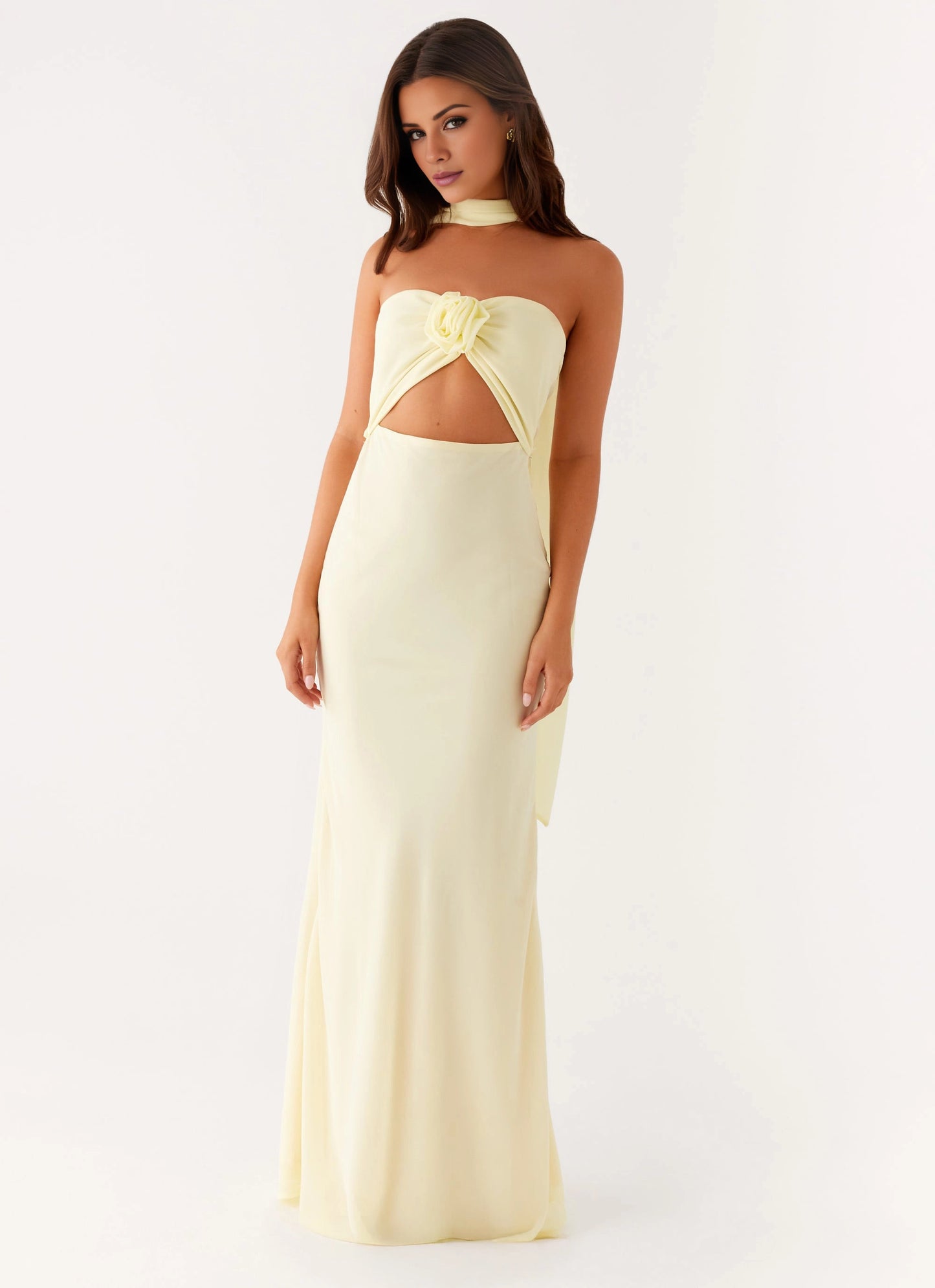 OKBBN's elegant slim fit pleated corset highlights graceful curves Prom Dresses