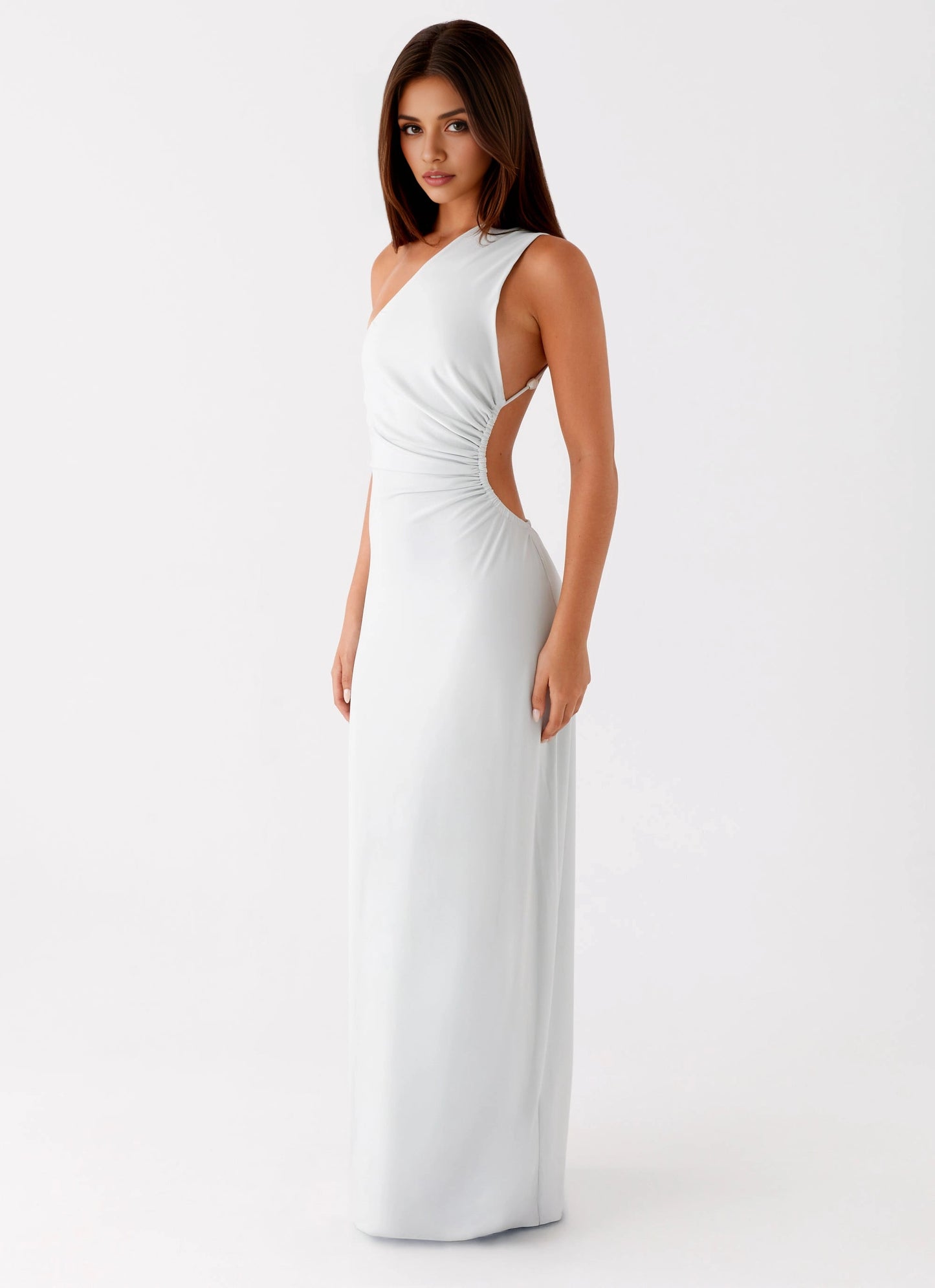 OKBBN's elegant stretch plain knit combines comfort and fashion with hollow Homecoming Dresses
