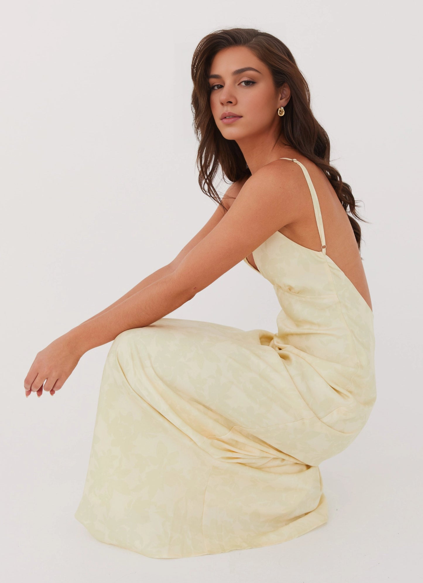 OKBBN's enchanting luxurious satin floral cut, perfect fashion silhouette Prom Dresses