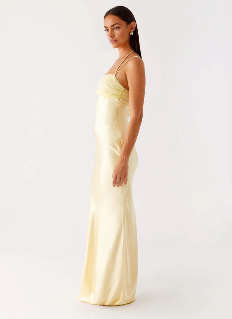 OKBBN's exquisite and classic square neckline perfectly decorates the face shape, and the contour is simple and neat Prom Dresses