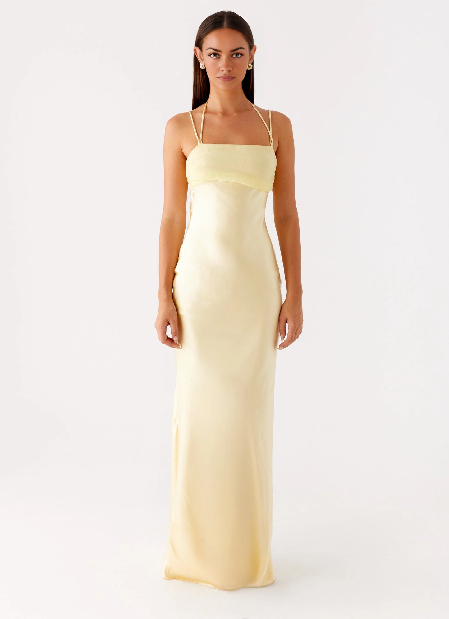 OKBBN's exquisite and classic square neckline perfectly decorates the face shape, and the contour is simple and neat Prom Dresses