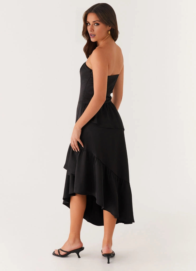 OKBBN's exquisite and elegant luxurious satin fabric has an excellent drape, with off shoulder full lining Prom Dresses