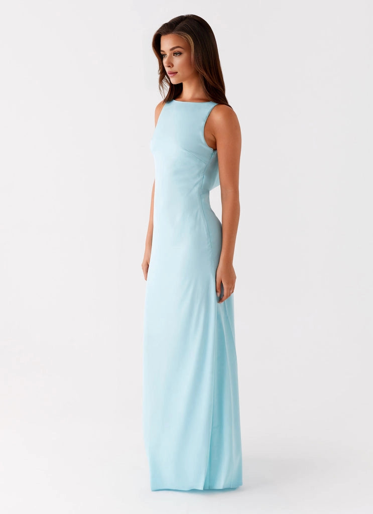 OKBBN's exquisite and eye-catching square neckline open back scarf Prom Dresses