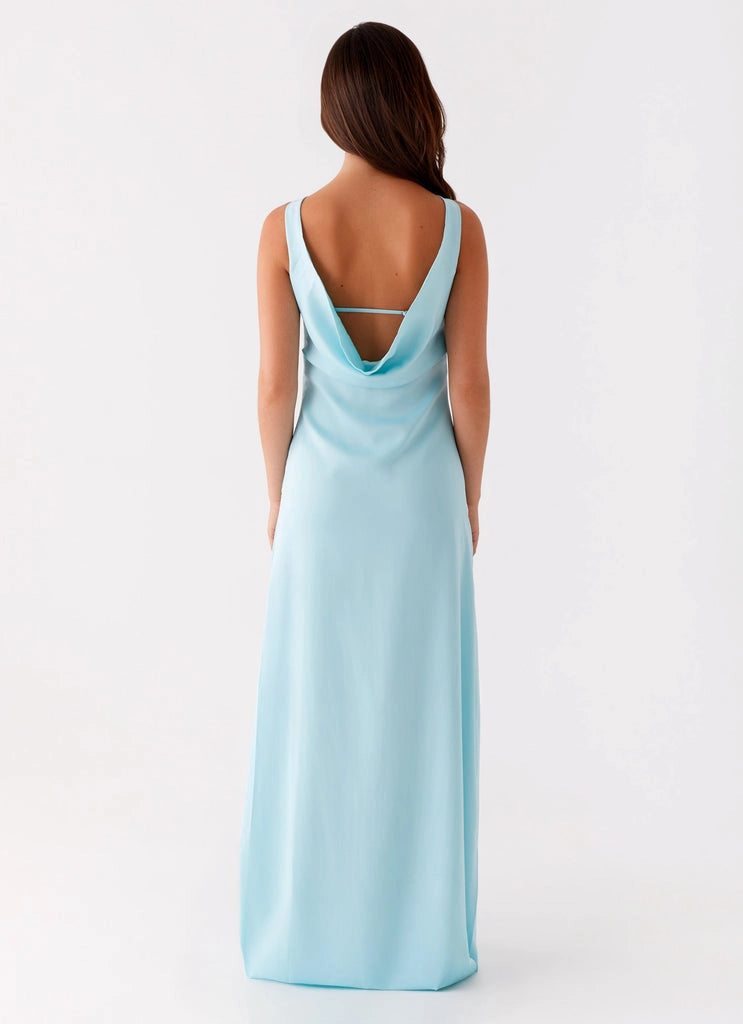 OKBBN's exquisite and eye-catching square neckline open back scarf Prom Dresses