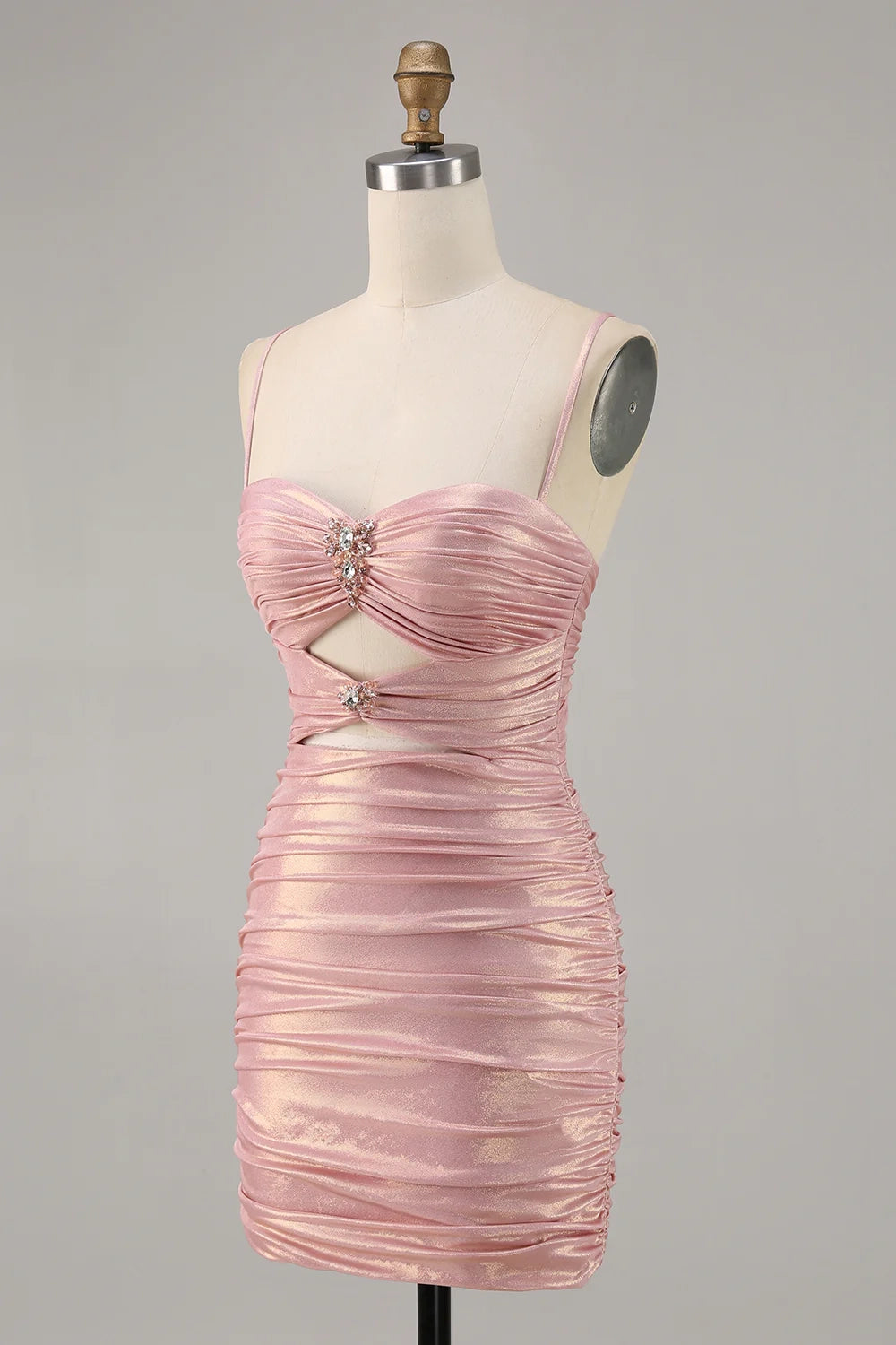 OKBBN's eye-catching slim fit pleated bead Homecoming Dresses