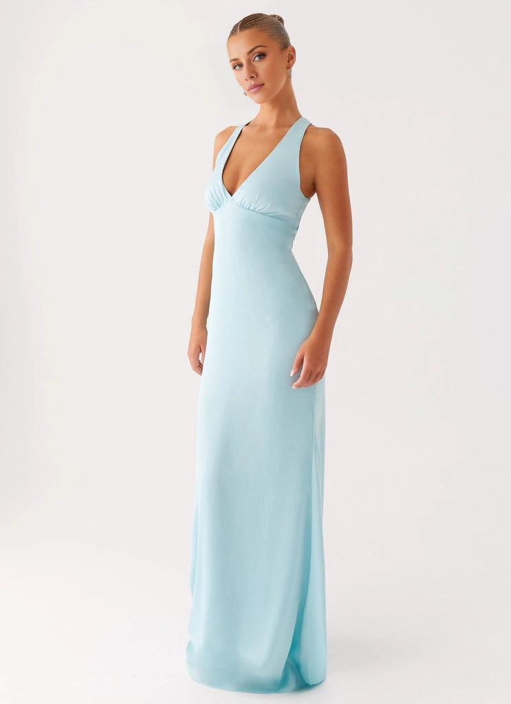 OKBBN's fashionable and elegant low V-neck pleated chest hem with graceful curves Homecoming Dresses