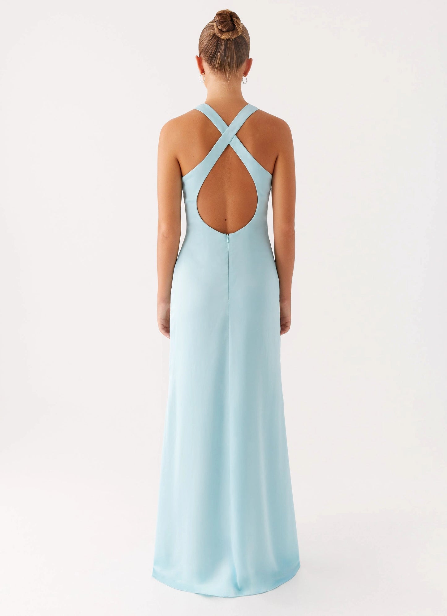 OKBBN's fashionable and elegant low V-neck pleated chest hem with graceful curves Homecoming Dresses