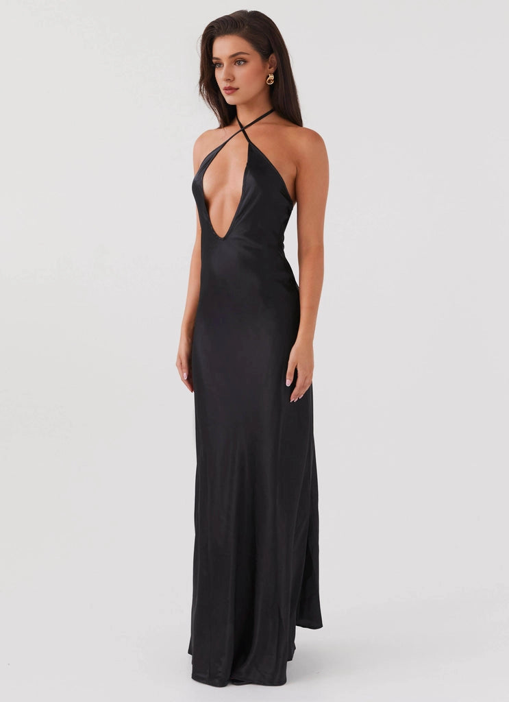 OKBBN's fashionable keyhole hollow oblique cut Prom Dresses