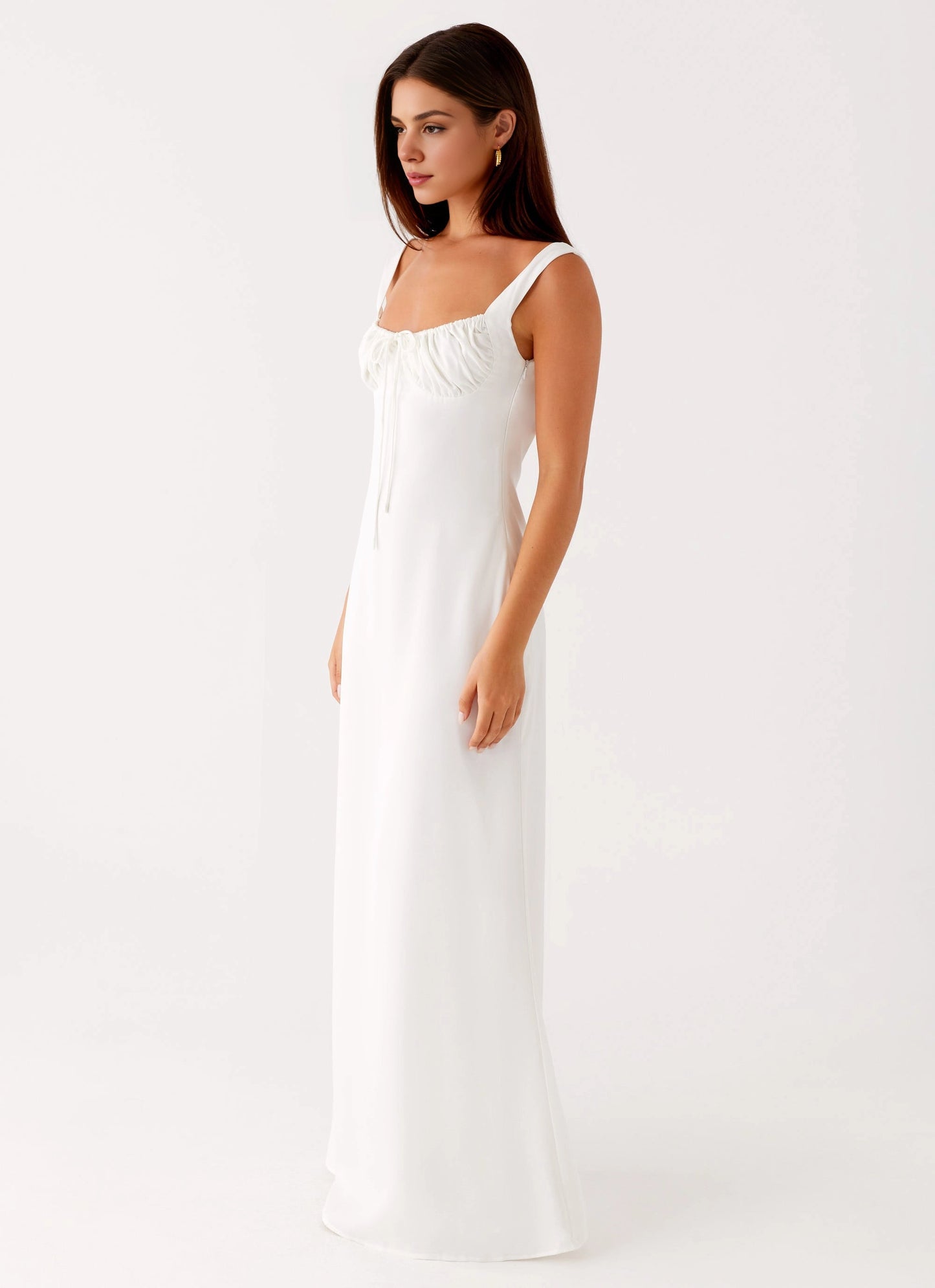 OKBBN's low-key and elegant straight collar, waist cinching, and backless silhouette outline the graceful figure of Homecoming Dresses
