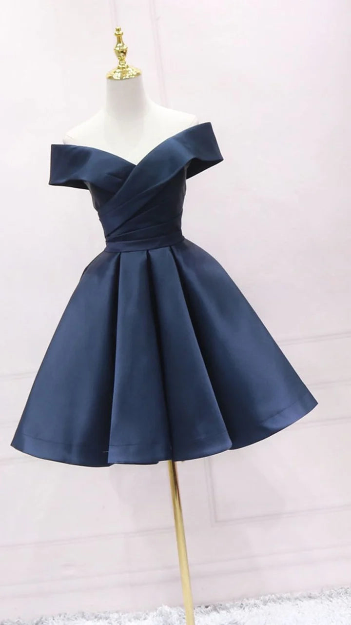 OKBBN's minimalist short ruffled mini sleeveless Homecoming Dresses
