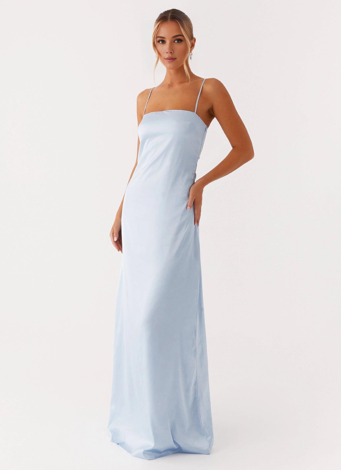 OKBBN's simple and exquisite straight neckline, thin shoulder straps, fully lined, and hanging feeling are full of Prom Dresses