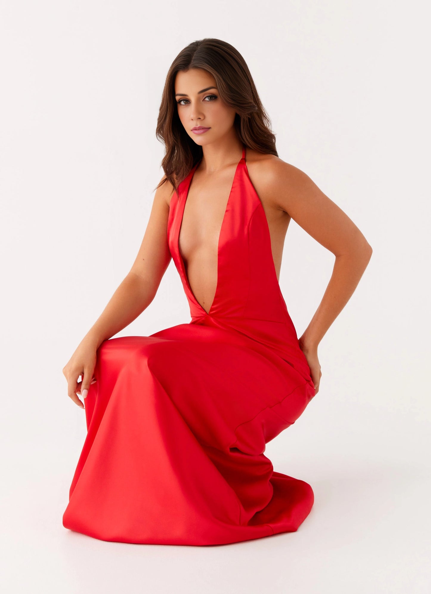 OKBBN's stunning low back full lining is full of drama and delicacy, Prom Dresses
