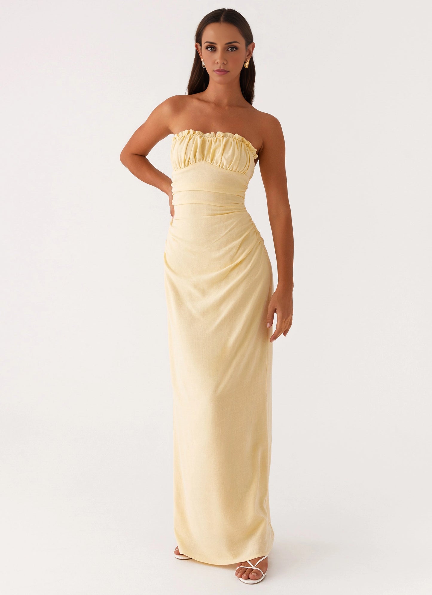 OKBBN's stunning off shoulder fully lined Prom Dresses perfectly fit curves