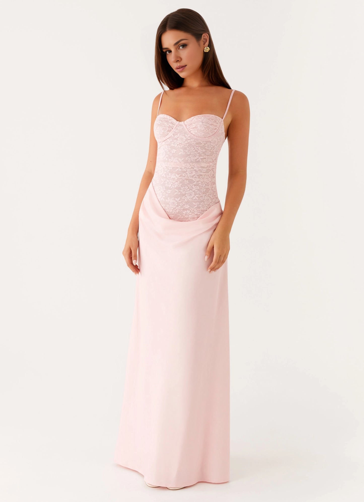OKBBN's stunning structured pleated hem details add texture and dynamism to Prom Dresses
