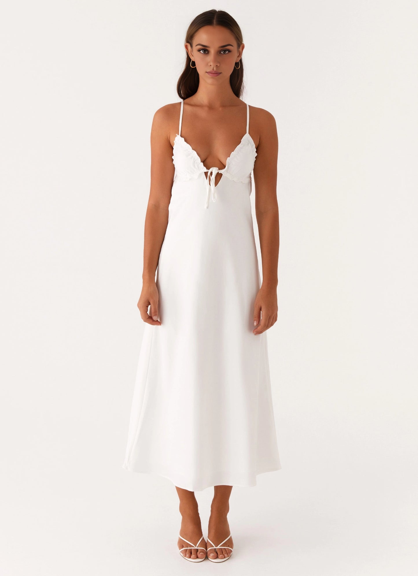 OKBBN's unique V-neck front tie perfectly highlights the graceful figure Prom Dresses