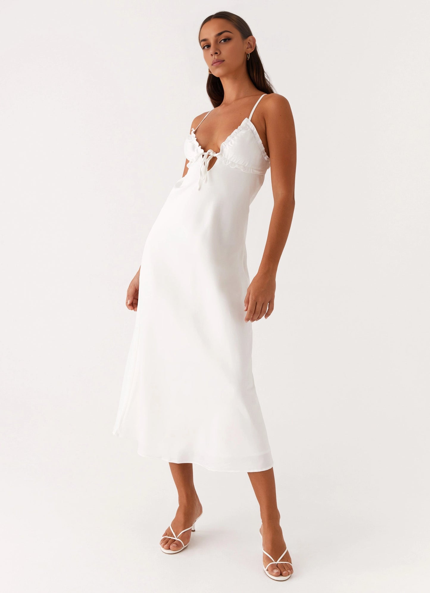 OKBBN's unique V-neck front tie perfectly highlights the graceful figure Prom Dresses