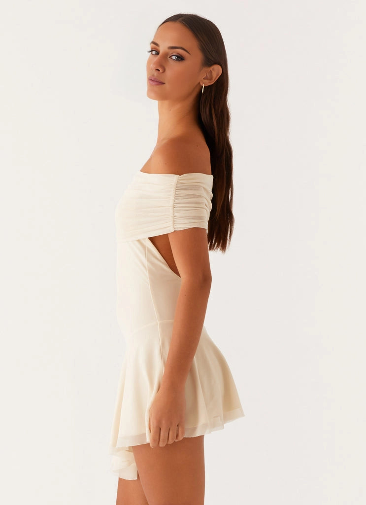OKBBN's unique shoulder pleats and flared skirt slim fit, effortlessly flowing Prom Dresses