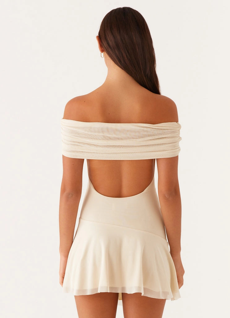 OKBBN's unique shoulder pleats and flared skirt slim fit, effortlessly flowing Prom Dresses