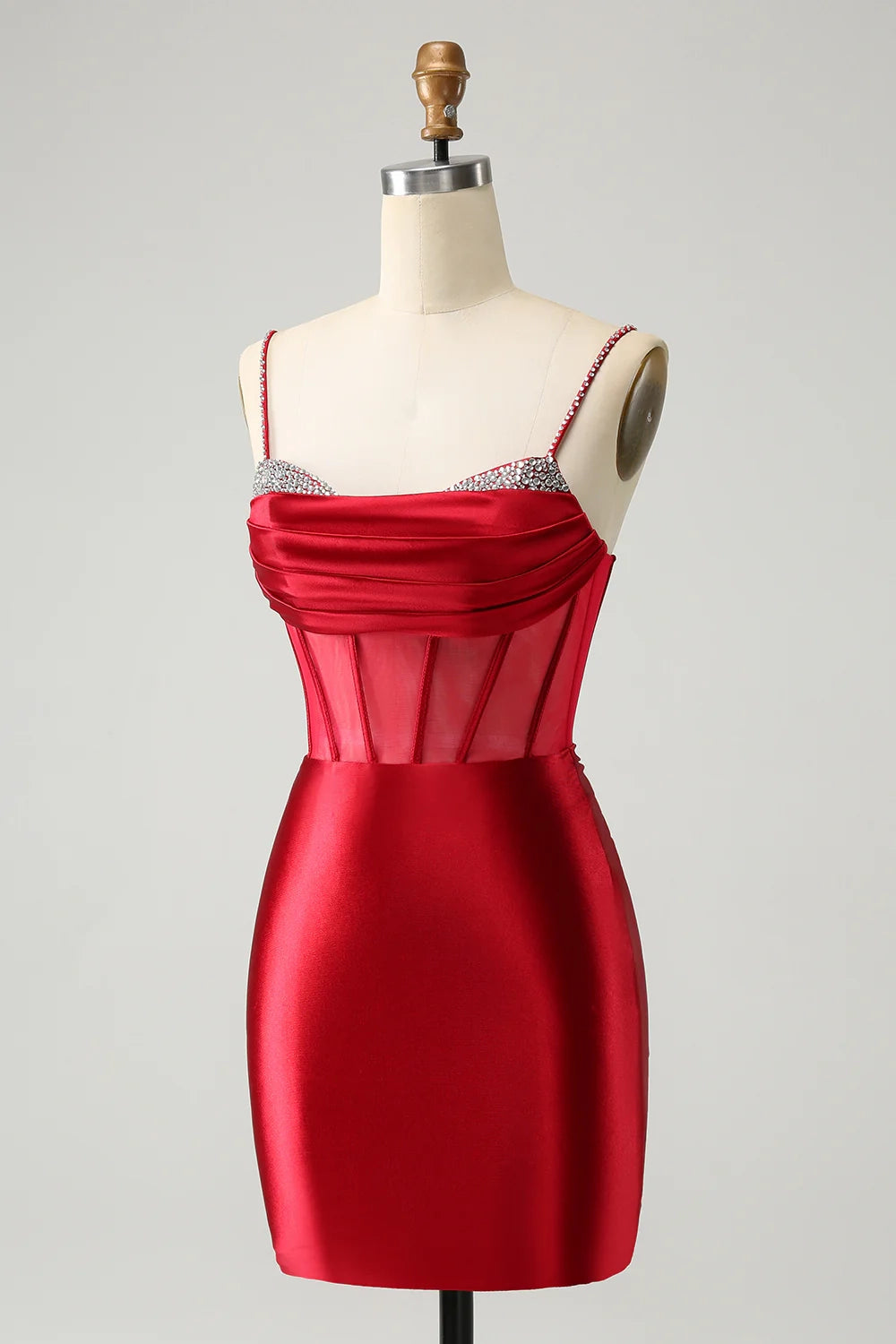 OKBBN's unique tight pleated corset short Homecoming Dresses