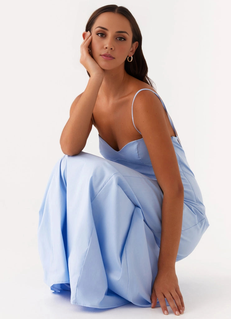 OKBBN charming heart-shaped neckline backless flared skirt Prom Dresses