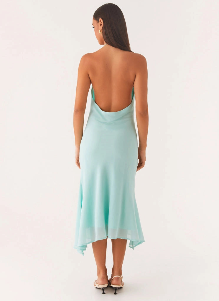 OKBBN elegant and charming front wrap, low hanging back, fully lined Prom Dresses