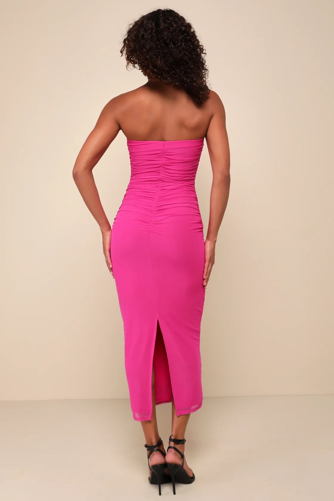OKBBN mesh pleated off shoulder mid length Homecoming Dresses