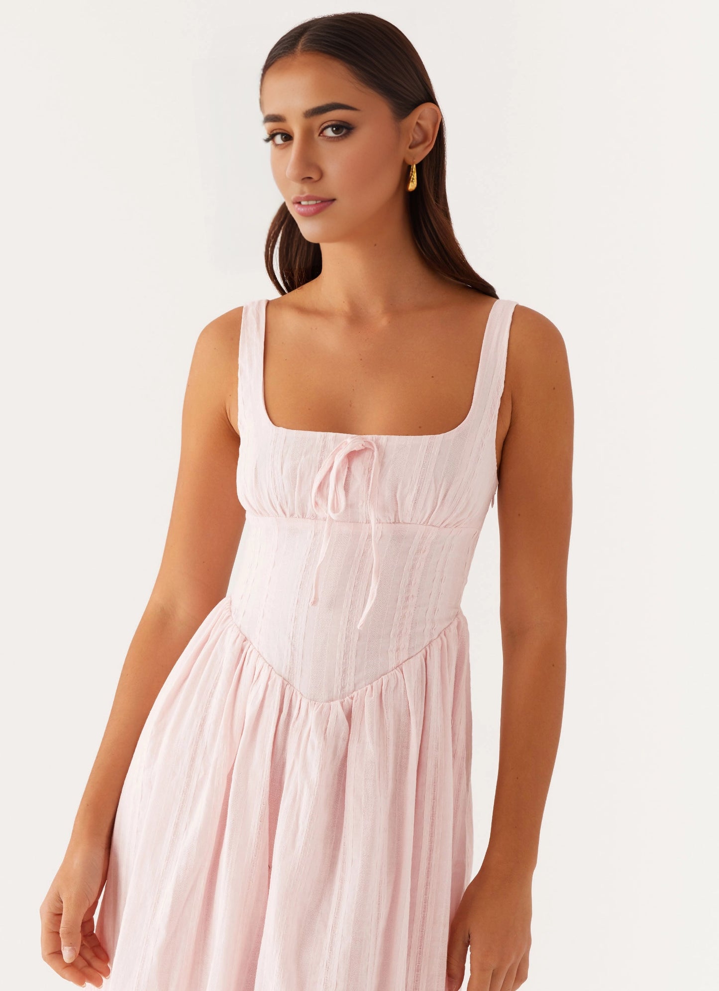 OKBBN thick shoulder strap, classic square neckline, fully lined design, slim fit cut, full of drape, Prom Dresses