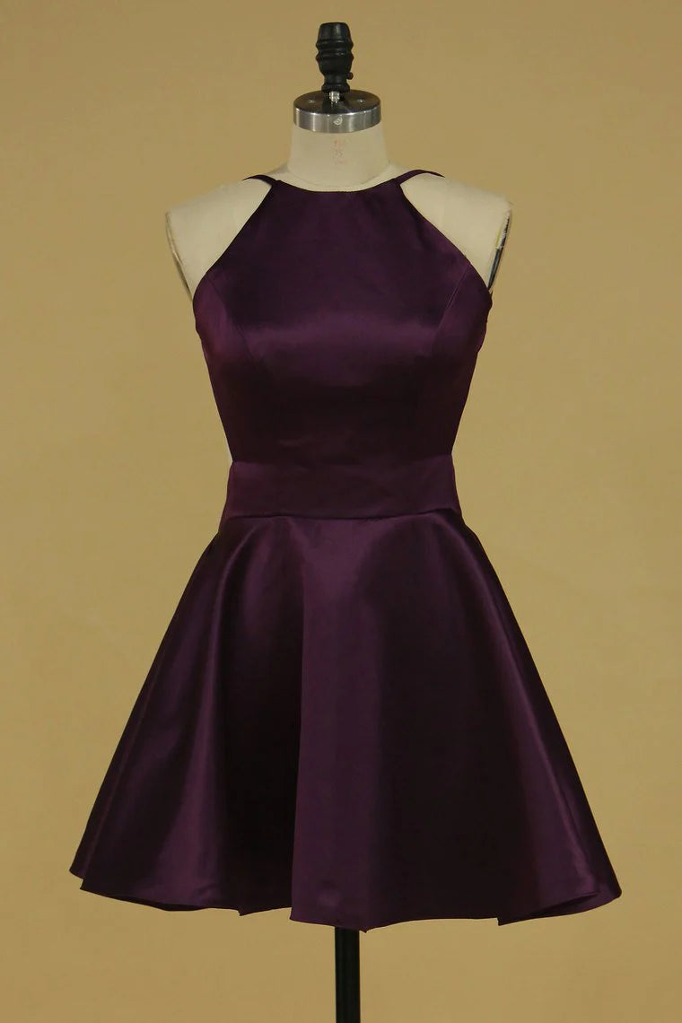 Party dance cocktail fine shoulder strap satin skirt mini skirt