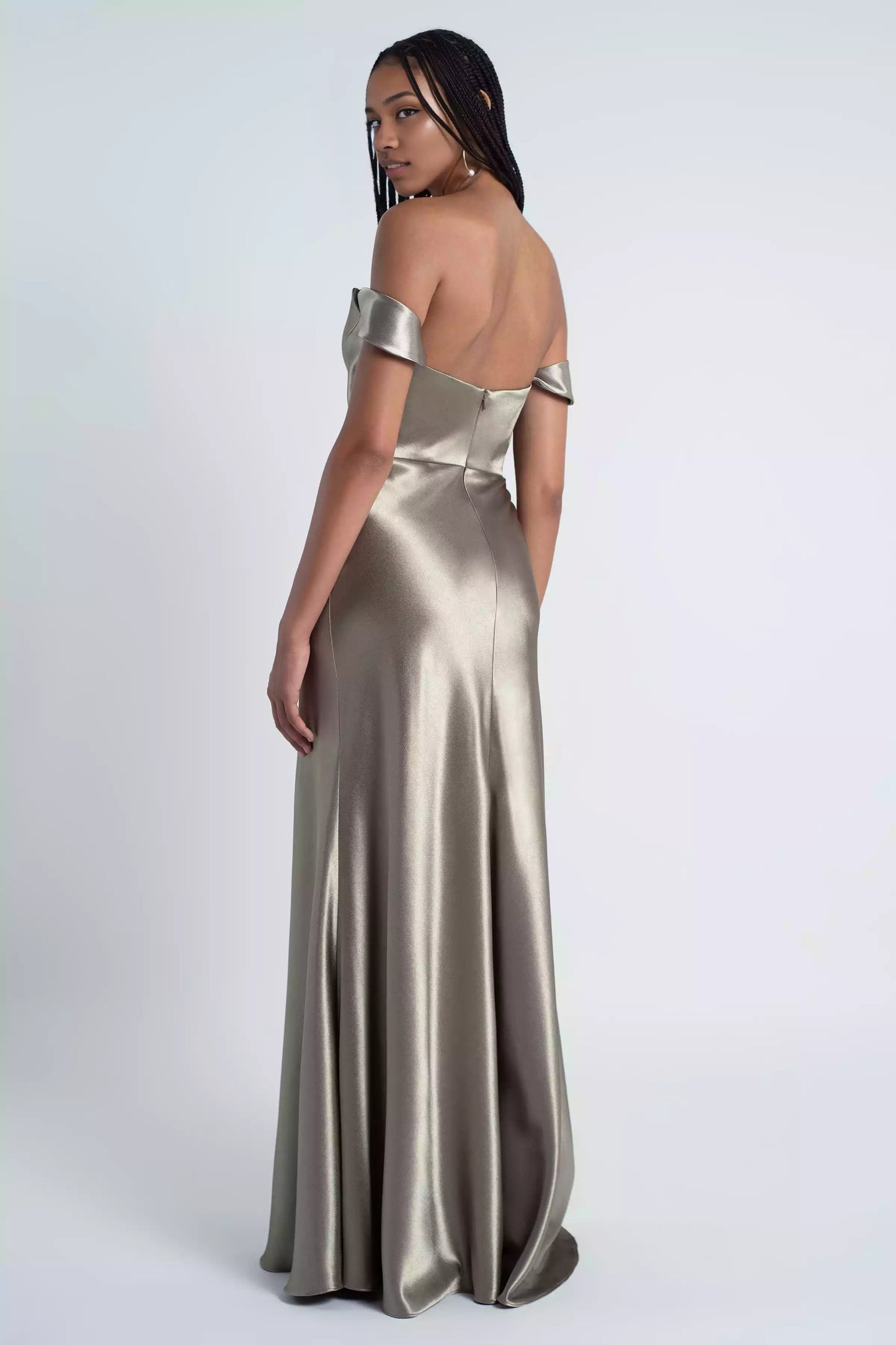 Sexy and charming heart-shaped collar, off shoulder, slanted skirt, tight corset, slanted half body, back middle zipper, Evening Dresses