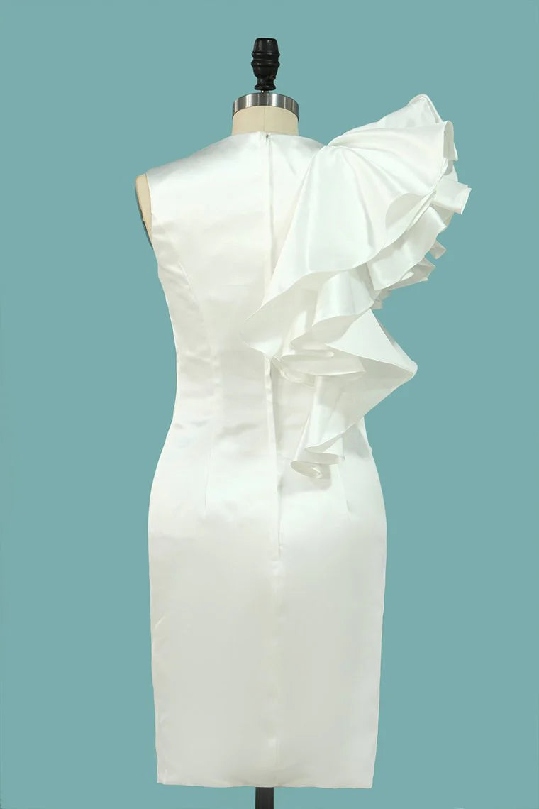Elegant and noble short mini sleeved dress
