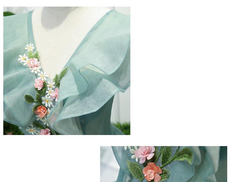 Amazing Off the Shoulder Ball Dress Tulle 3D Flower Ball Dress