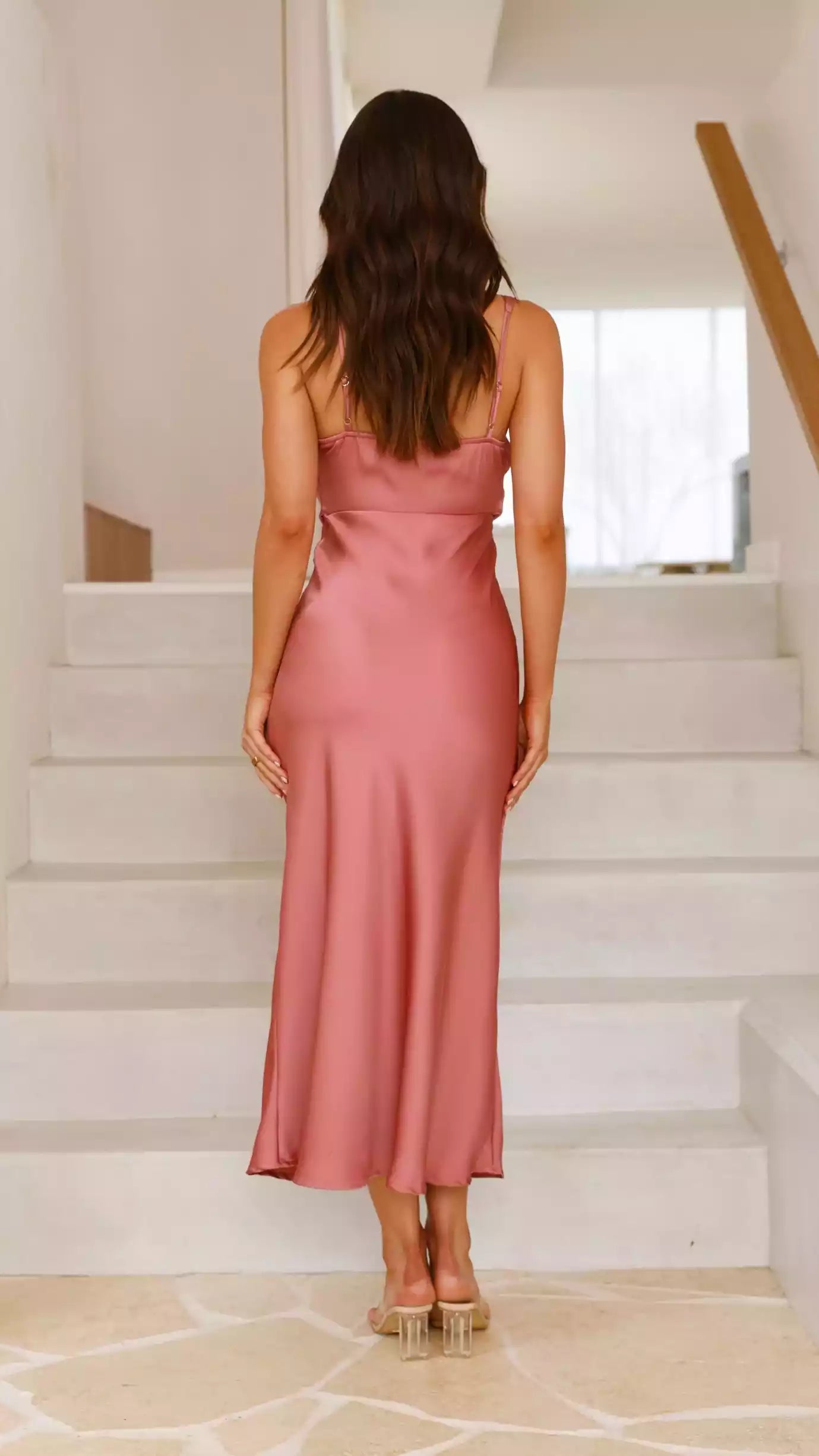Stunning classic asymmetrical neckline with hidden zipper button closure and Prom Dresses