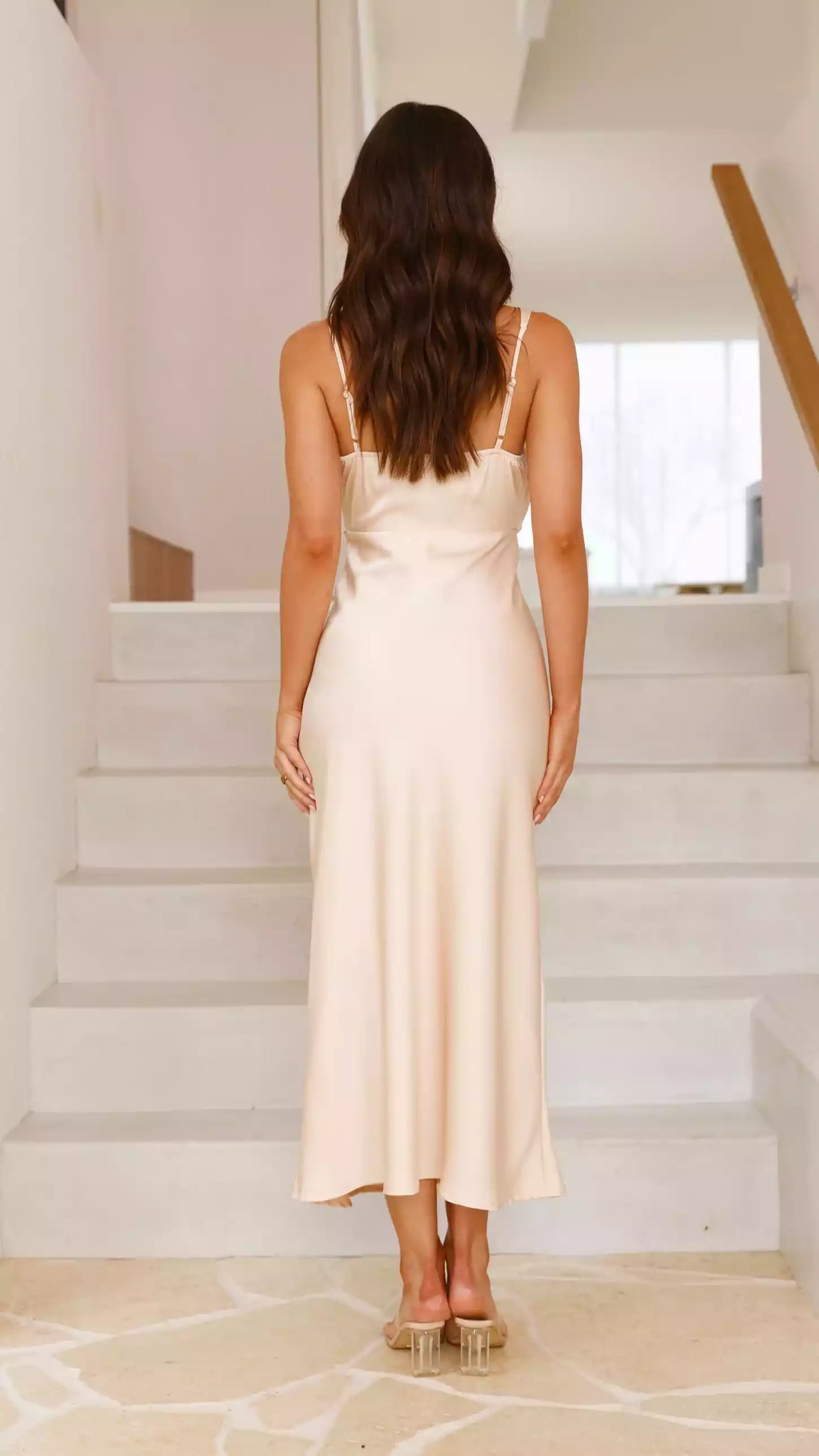 Stunning classic asymmetrical neckline with invisible zipper and button closure, showcasing your unique charm Prom Dresses