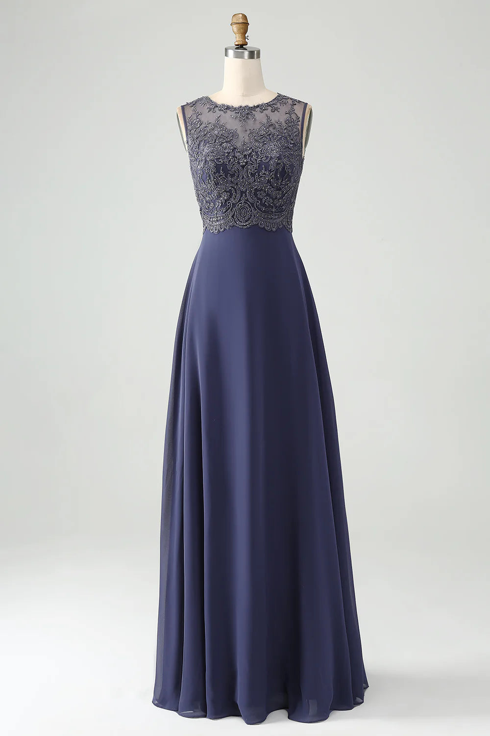 A Line V Neck Cap Sleeves Mother of the Bride Dress With Beading