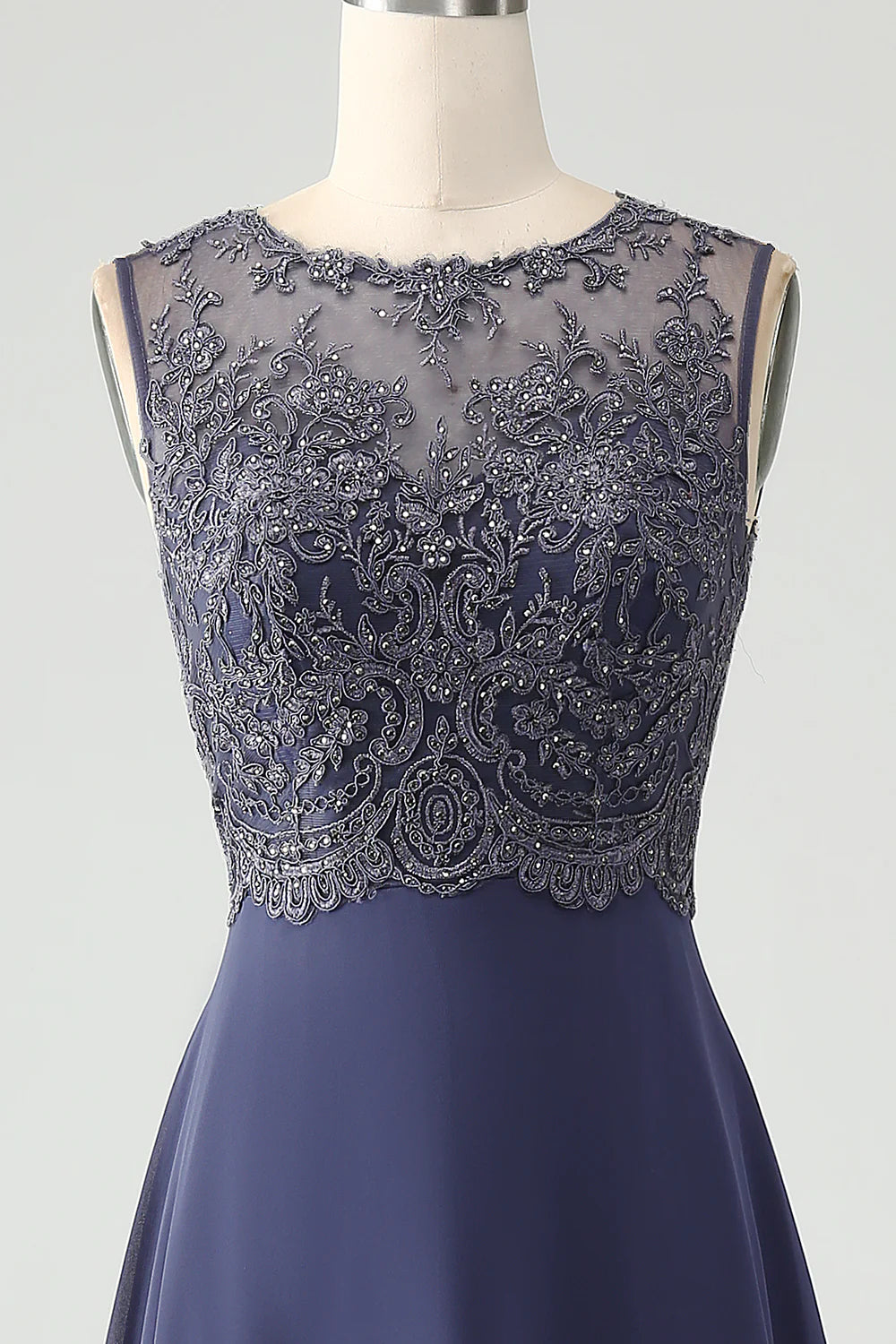 A Line V Neck Cap Sleeves Mother of the Bride Dress With Beading
