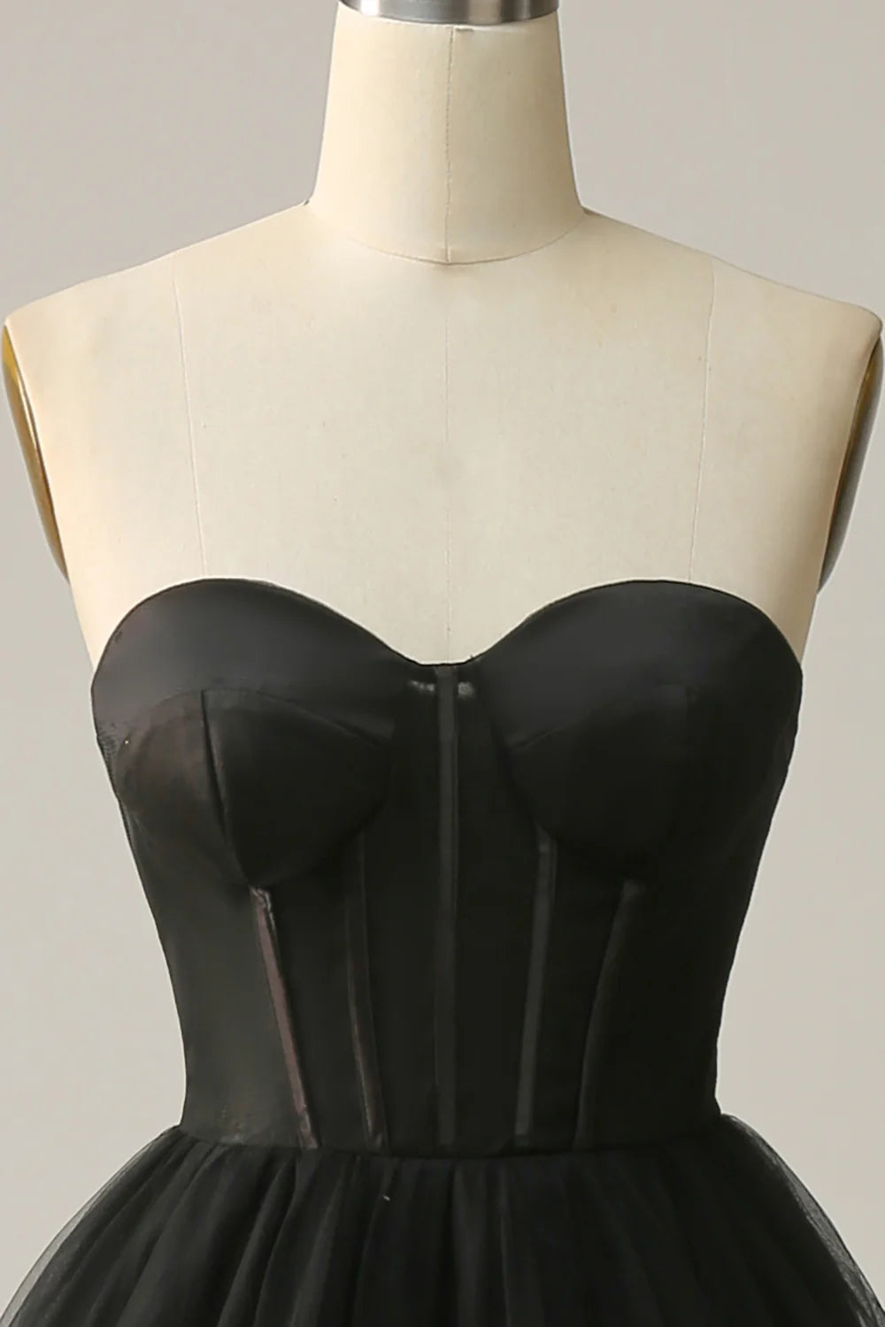 A-line Sweet Black Tassel Ball Party Formal Dress