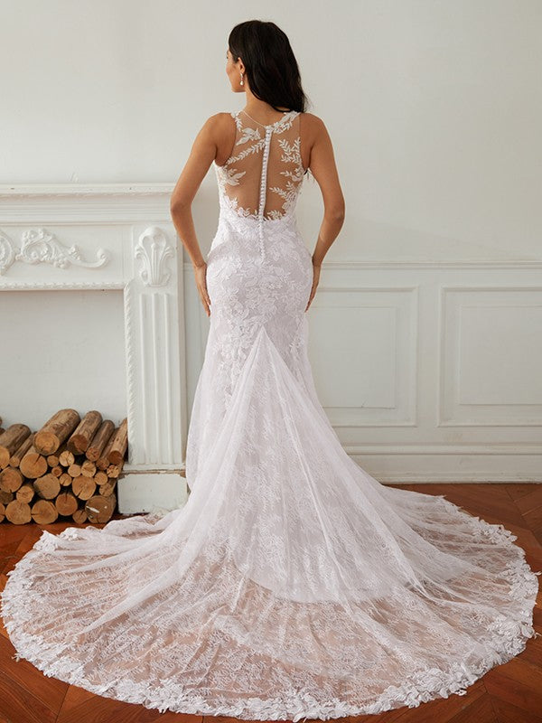 Skirt stand up collar lace hollow elegant sleeveless palace style skirt wedding dress