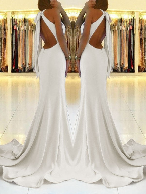 Halter Sleeveless Brush with Folded Elastic Crepe Dress