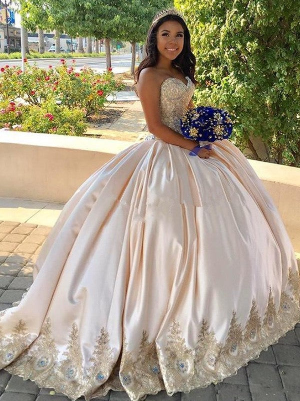 Premium colored beaded sweet and high-quality satin sleeveless dress