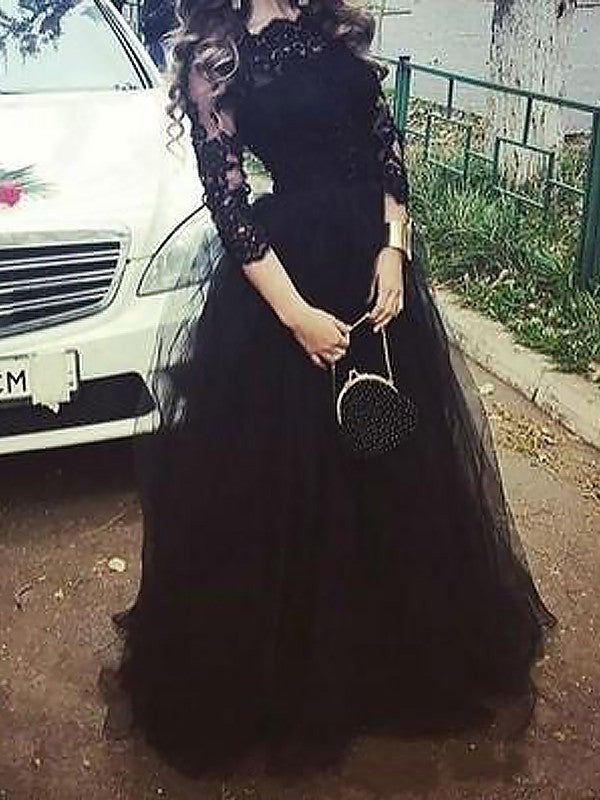 Ball suit Beto lace floor mop sheer dress