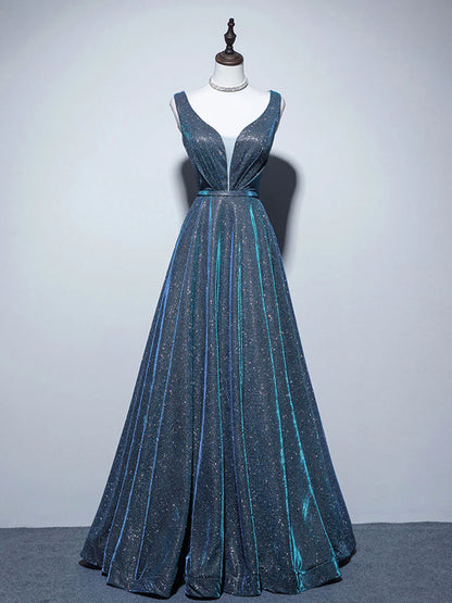Black Mermaid Sequin Long Evening Dress Black Formal Dress