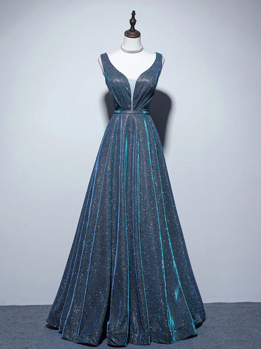 Black Mermaid Sequin Long Evening Dress Black Formal Dress