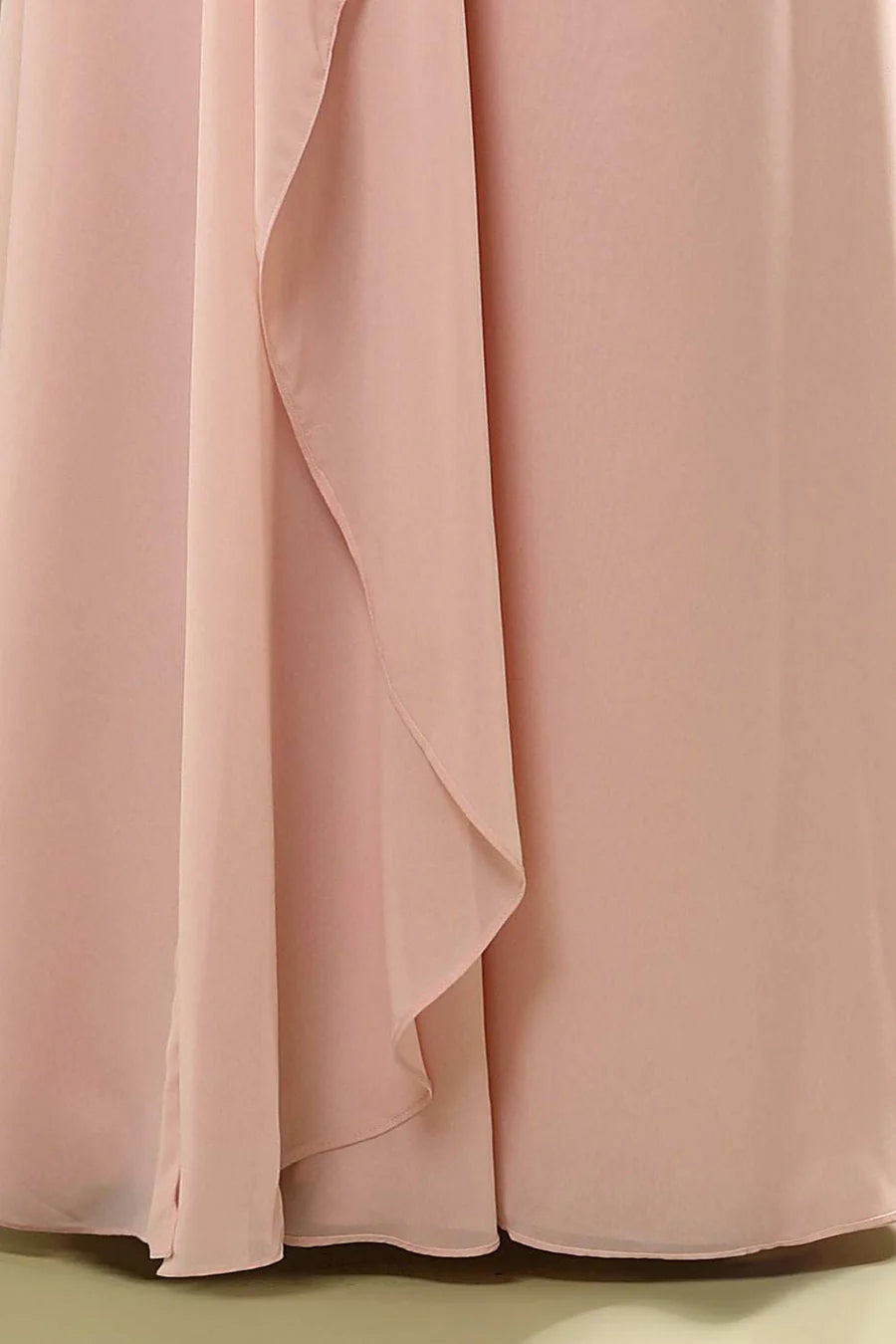 Chiffon One-Shoulder Ruffled Bridesmaid Dress