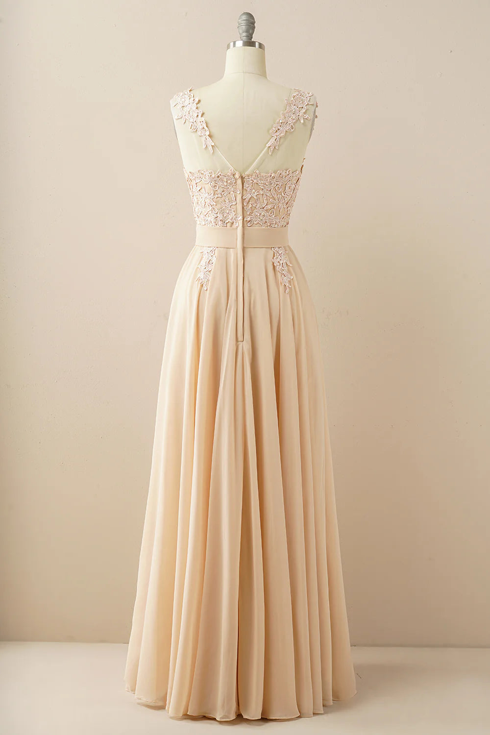 Elegant Chiffon Beaded Betty Ball Evening Dress