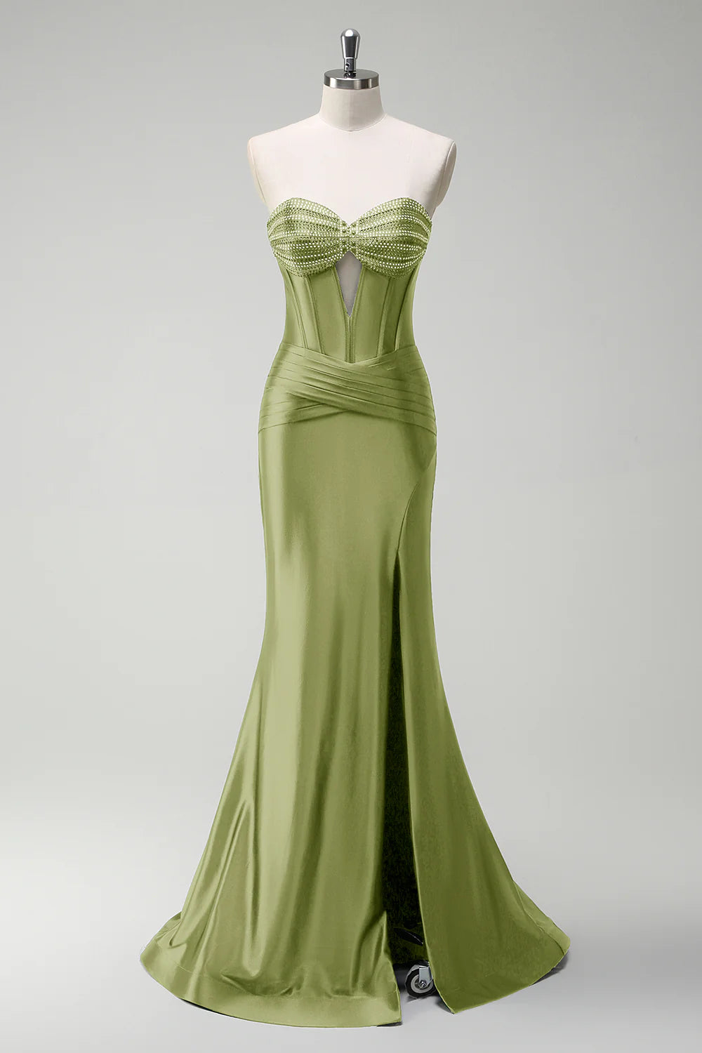 OKBBN mermaid slit tight corset hollow ball dress