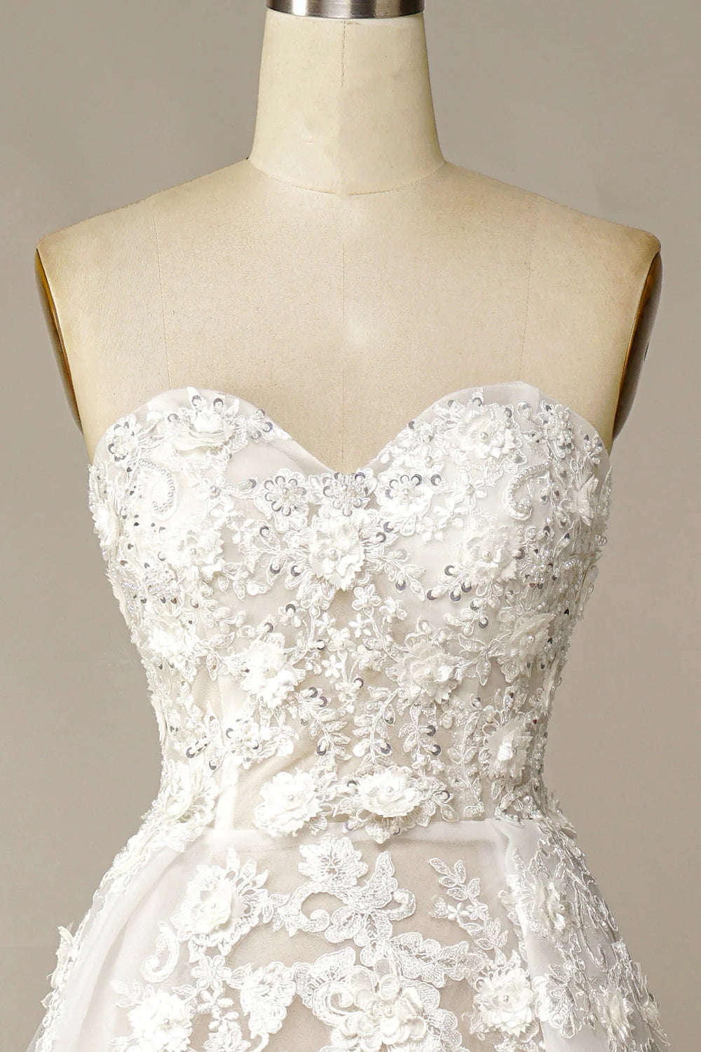 Beautiful A Line Wedding Dress with Appliques