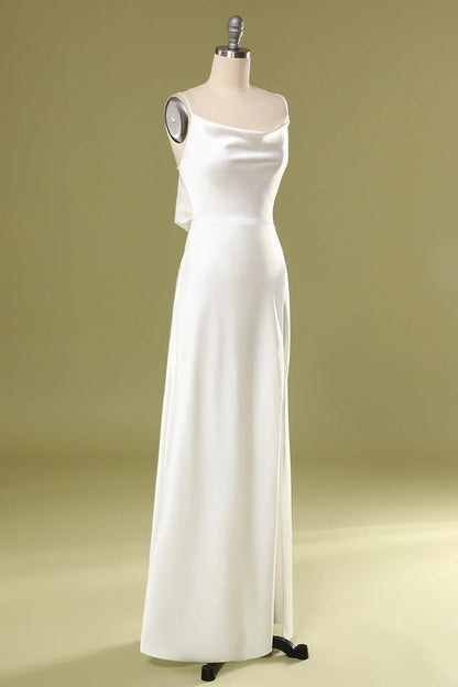 Sexy slim fit mermaid white dance dress