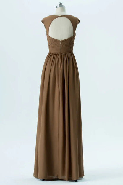 Sweetheart Cutout Back Bridesmaid Dress