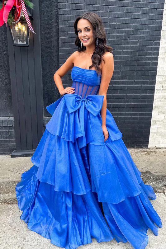 OKBBN Cute Off Shoulder Organza Ball Dress