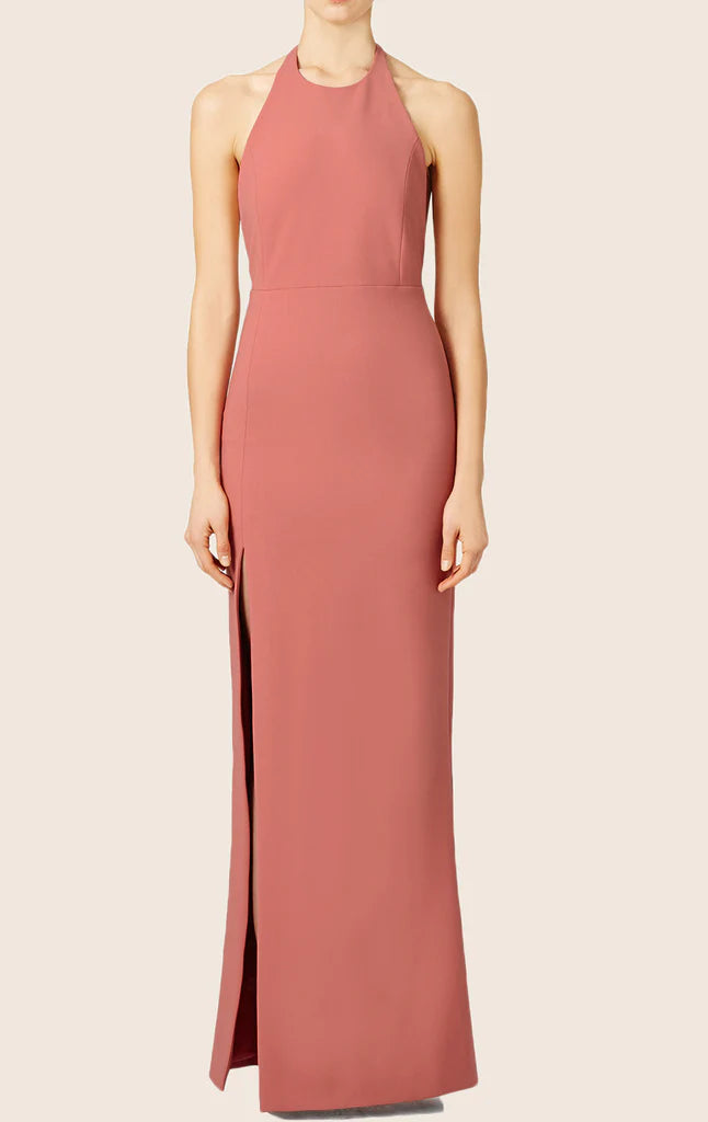 OKBBN Strap Knitted Formal Ball Dress